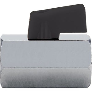 VALVOLA MINI A SFERA X SCALDACQUA 125 ITAP - OTTONE CROMATO 3/8FF- 5 pezzi