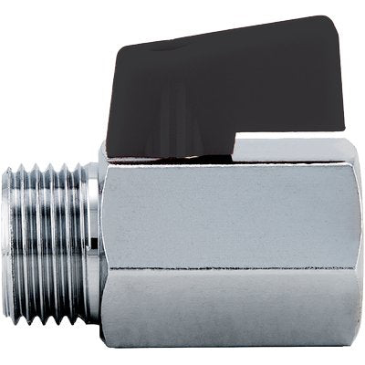 VALVOLA MINI A SFERA X SCALDACQUA 126 ITAP - OTTONE CROMATO 3/8MF- 5 pezzi