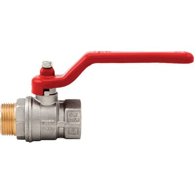 VALVOLA SFERA NORMALE MF LEVA VIENNA 117 ITAP - OTTONE NICHELATO 1/2MF- 5 pezzi