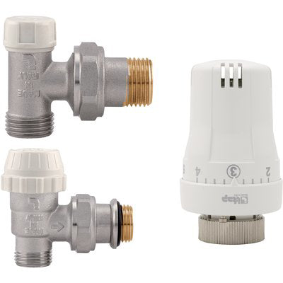 KIT TERMOSTATICO VALVOLA + DETENTORE 995 ITAP - CF=PZ 3- 1 confezioni