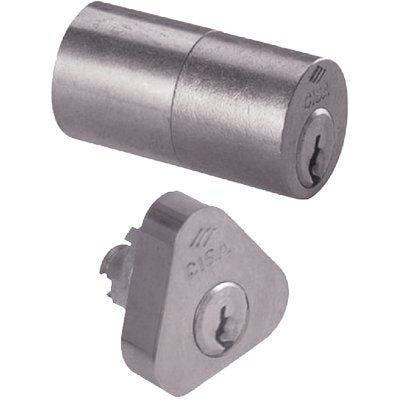 COPPIA CILINDRI ESTERNI 02139-12 HAND CISA - OTTONE NICHELATO CHIAVI 3- 1 pezzi