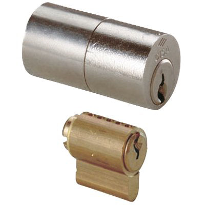 COPPIA CILINDRI ESTERNI 0G150-12 HAND CISA - OTTONE NICHELATO CHIAVI 3 X 1A631/1A721/1A731- 1 pezzi