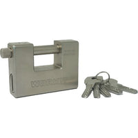 LUCCHETTO ANTISCASSO WORKIT - ACCIAIO SOLIDO TEMPRATO CHIAVI 5 MM 84- 1 pezzi