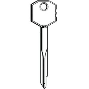 CHIAVE A CROCE CISA 00210 ORIGINALE - ACCIAIO NICHELATO- 5 pezzi