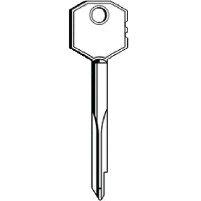 CHIAVE A CROCE CISA 00210 ORIGINALE - ACCIAIO NICHELATO- 5 pezzi