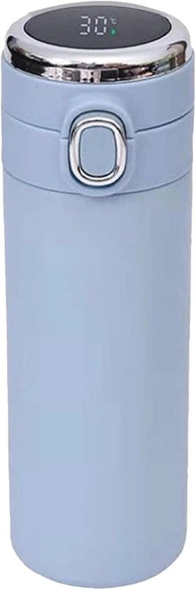 Termos per Acqua con Display della Temperatura e Isolazione a Doppia Parete - 400 ml Thermos per Caffè con Acqua Calda e Fredda