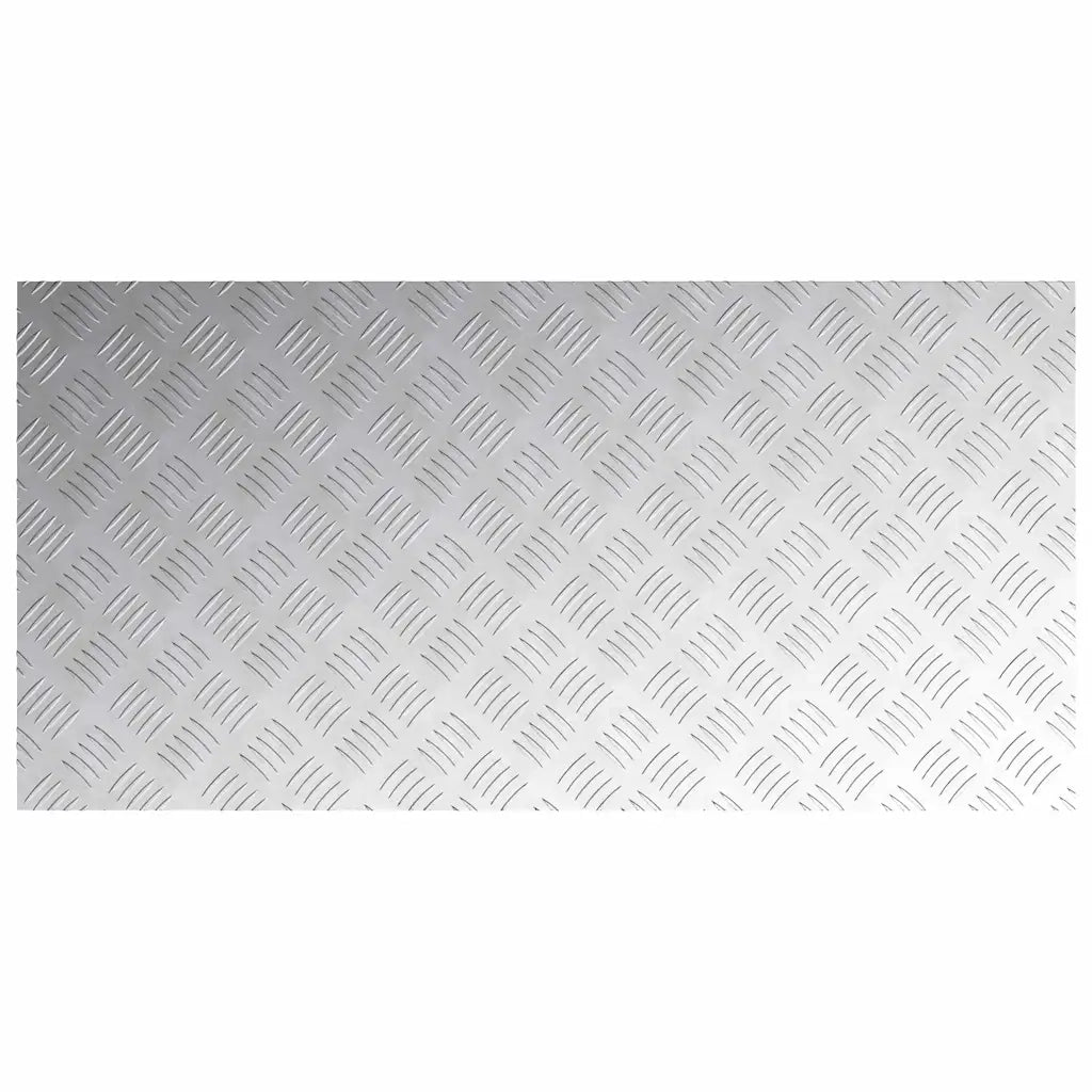 Gradini per Scale 2 pcs Argento 100 x 50 cm Alluminio 4104363