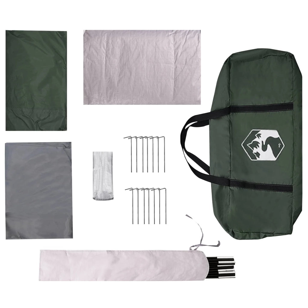 Tenda Familiare con tetto Verde militare 420 x 305 x 200 cm 42028500