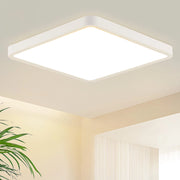 ZMH Lampada da soffitto plafoniera LED bianca 23 cm 18W 3000K per soggiorno camera letto corridoio