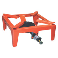 FORNELLONE A GAS PESANTE 'DAVIL' cm 28,5 x 28,5 - (spes. 2 mm) - bruciatore 3,5 kw- 2 pezzi  - PALUMBO