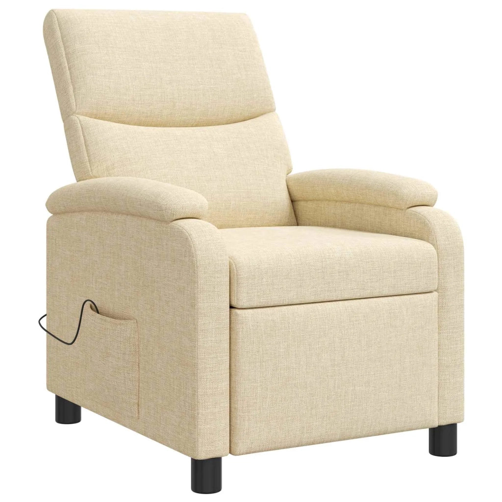 Divano Sedia-Poltrona Massaggiante Crema Tessuto 540643