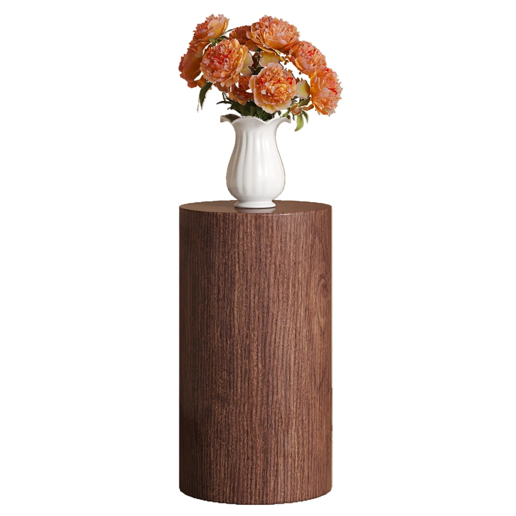 TAVOLINO ROTONDO 30x55 cm MDF Effetto Noce