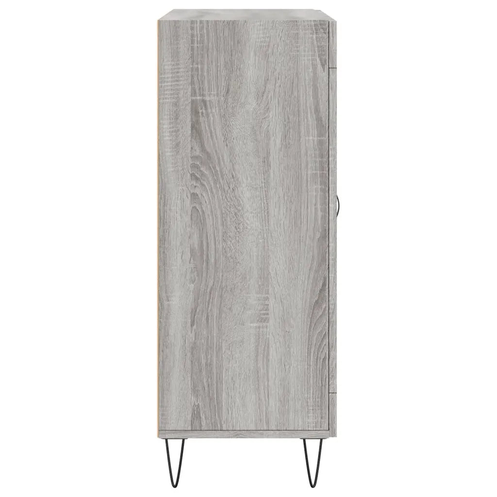 Credenza-Buffet-Armadio da cucina Grigio Sonoma 69,5x34x90 cm in Legno Multistrato 260477