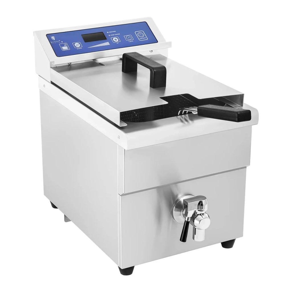 Friggitrice a induzione professionale per ristoranti 1 x 10 litri da 60 a 190°C 14_0001772