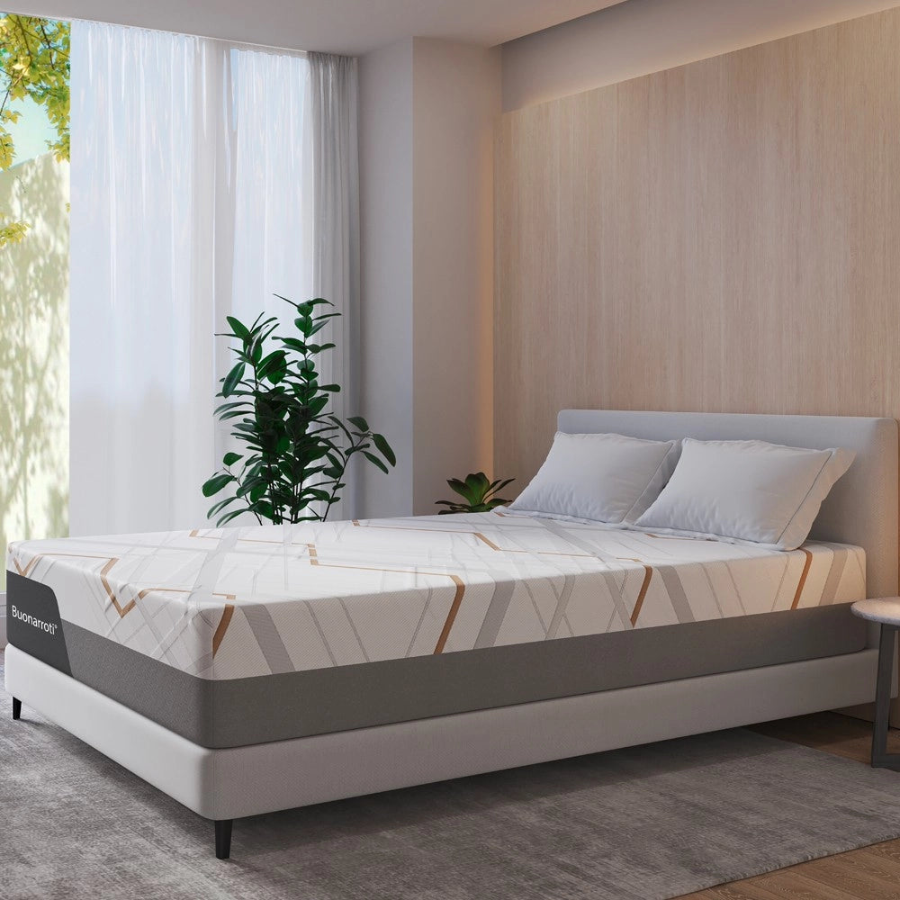 Materasso matrimoniale Corvo con Memory Foam, molle insacchettate e tessuto rinfrescante 160x200x30 cm