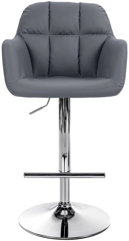 Barhocker Natoma Kunstleder chrom