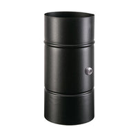 TUBO PORCELLANATO C/COMB C/TAPPO D 13XH19CM NERO CLASSIC- 1,0 pz