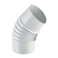 CURVA PORCELLANATA PIEGHETTATA 45 D 10CM BIANCO CLASSIC- 1,0 pz