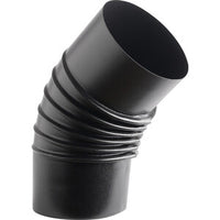 CURVA PORCELLANATA PIEGHETTATA 45 D 12CM NERO OP CLASSIC- 1,0 pz