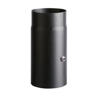 TUBO PORCELLANATO C/COMBUST D 12XH20CM NERO TOP- 1,0 pz