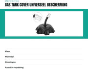 Tappo serbatoio carburante universale - Serbatoio carburante - Guaina di scarico - Resistente alla corrosione - Adatto per motori da 70 a 160 cc - Qualità elevata