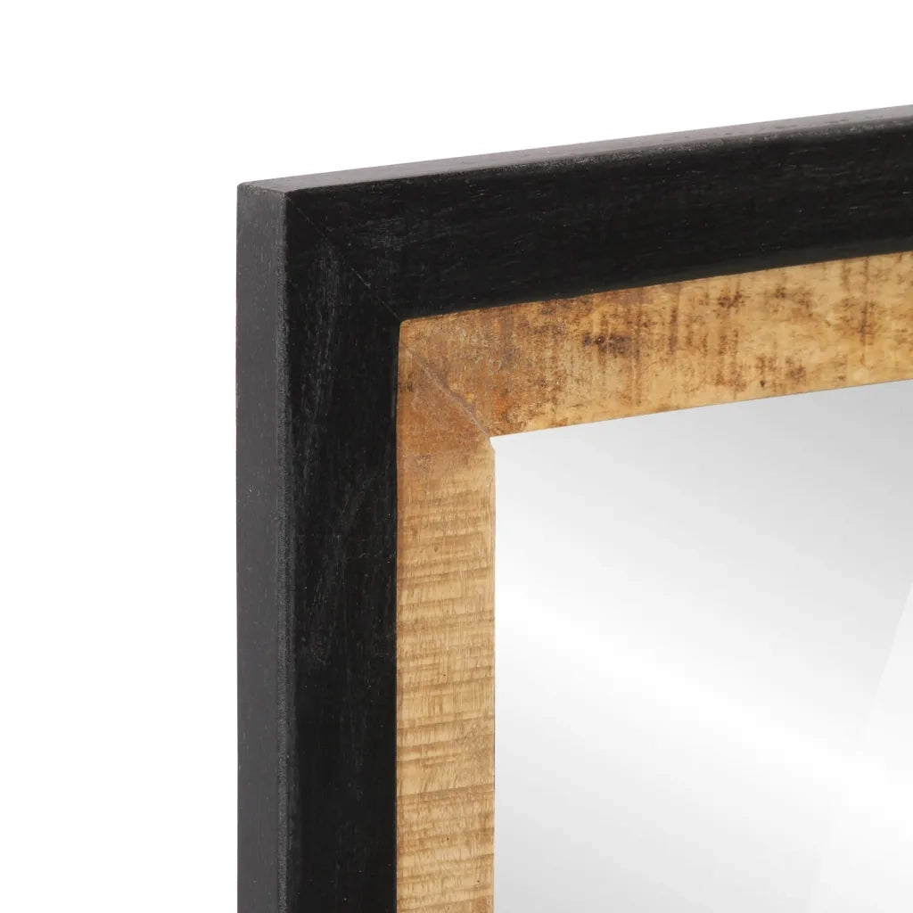 Set Mobili da Bagno 3 pz in Ferro e Legno Massello di Mango 3217115