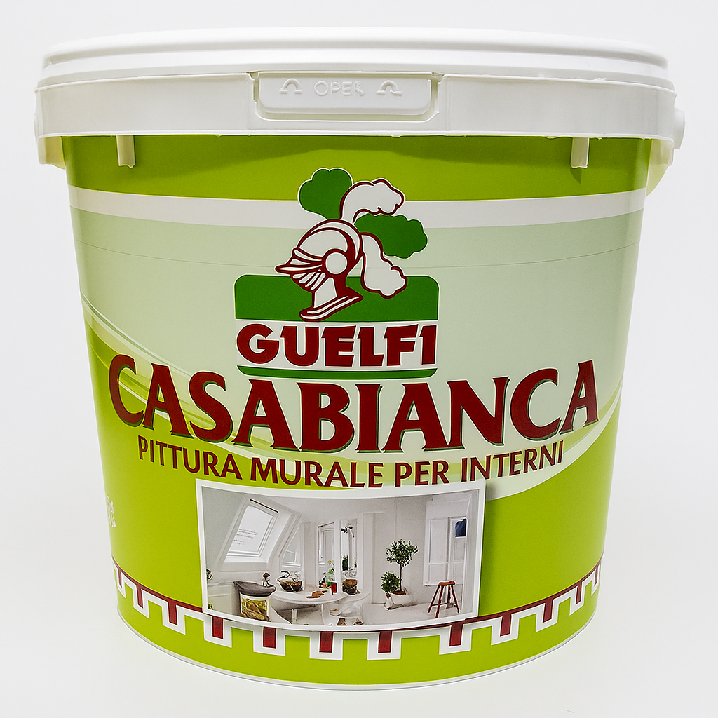 TEMPERA CASABIANCA PER INTERNI  lt.14 bianca GUELFI