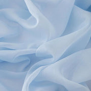 Decorazione per tavola di chiffon in azzurro chiaro per occasioni speciali - 70 cm x 3 m