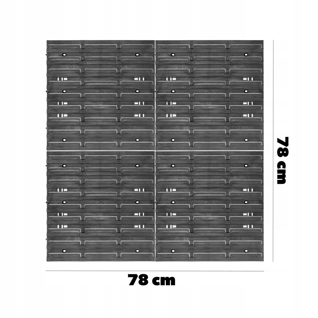 Pannello portautensili KADAX da parete per officina, 78x78 cm, per officina e garage.