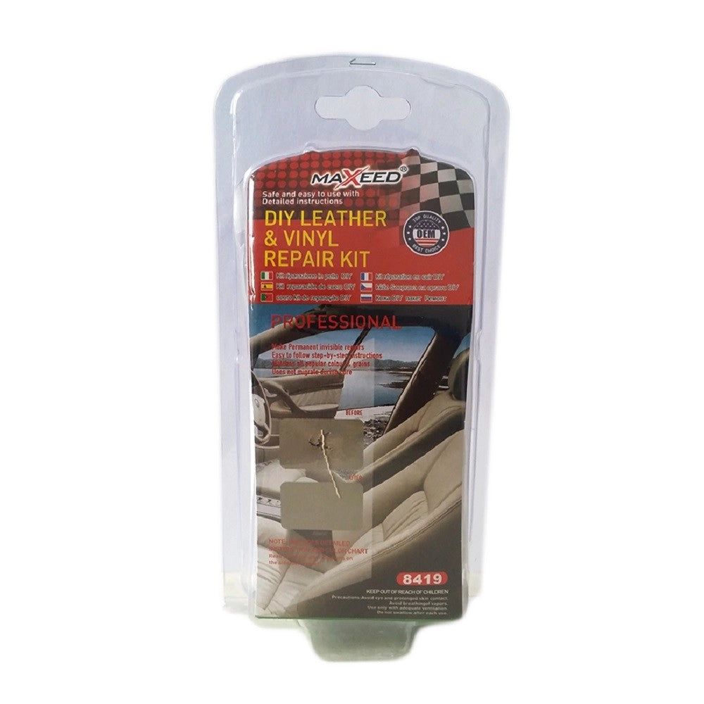 Trade Shop - Kit Riparazione Pelle Divani Sedili Auto Cambio Cuffie Tappezzeria Diy 8419 -