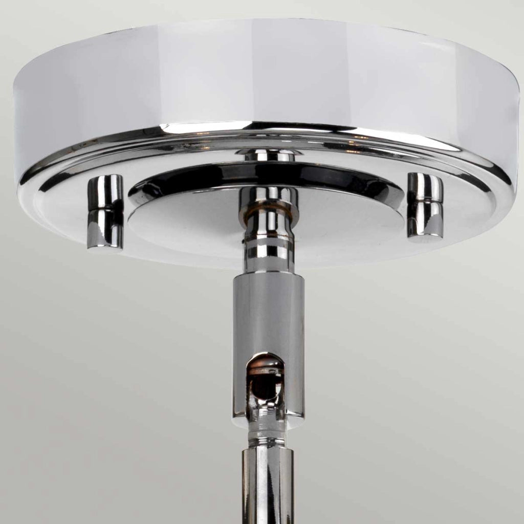 Lampadario Agatha Elstead cromato Ø47cm 4xG9 LED IP44