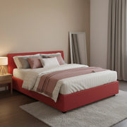 Abici, Letto Piazza e Mezza Materasso Incluso Made in Italy, Rosso
