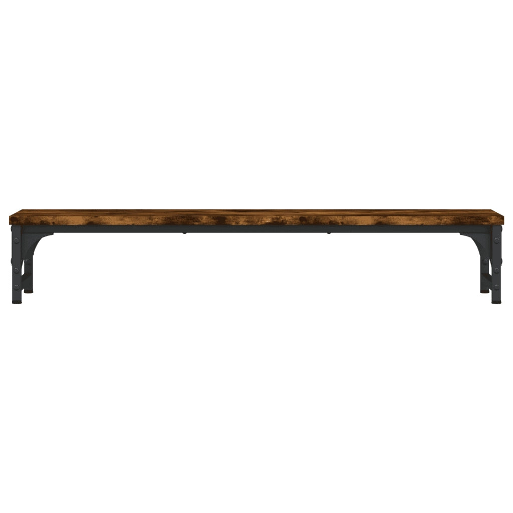 Supporto per Monitor Rovere Fumo 85x23x15,5cm Legno Multistrato 834007