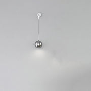 Applique Contemporanea Future Metallo Bianco Vetro Cromo 1 Luce E27
