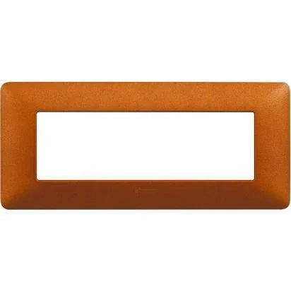 Placca Bticino Matix 6 moduli rosso terra AM4806TRT
