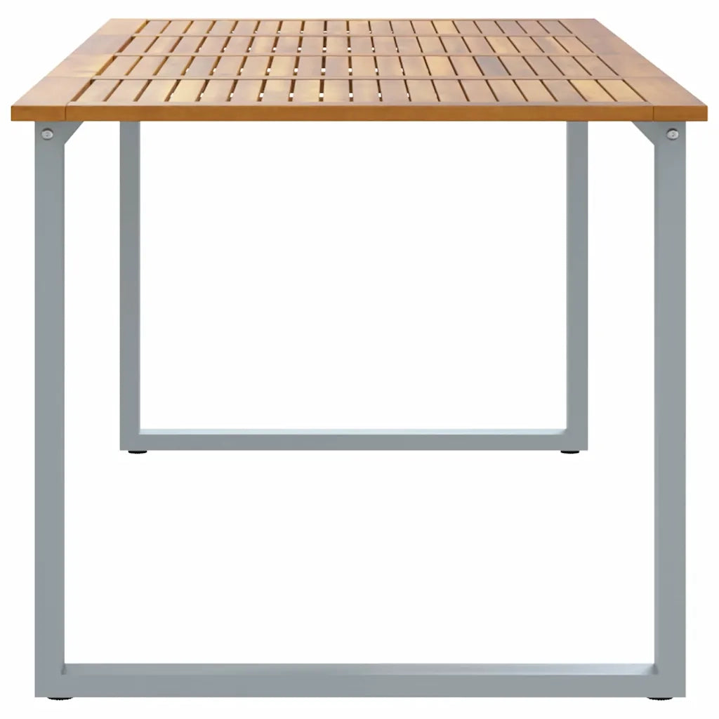 Tavolo da Giardino Grigio 200 x 90 x 75 cm 4010597