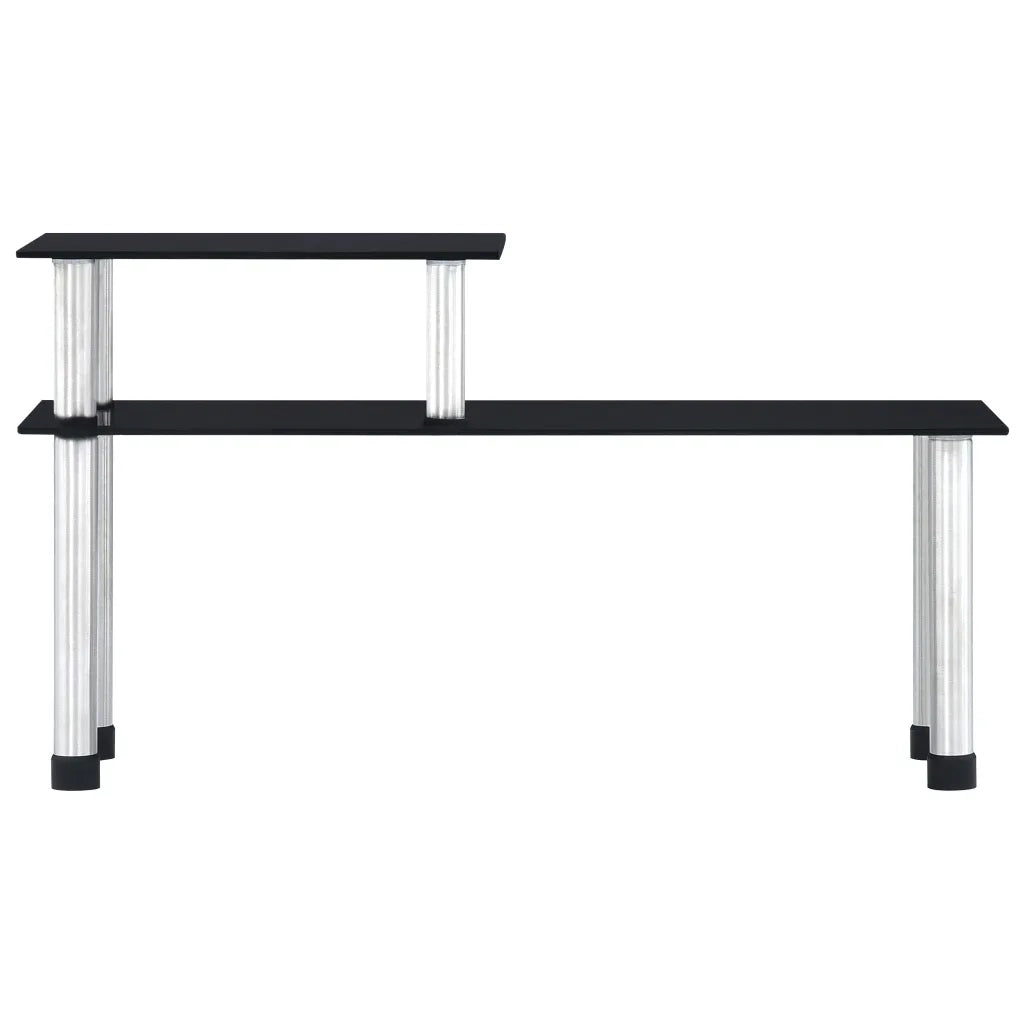 Mensola da Cucina Nera 45x16x26 cm in Vetro Temperato CFW7000958