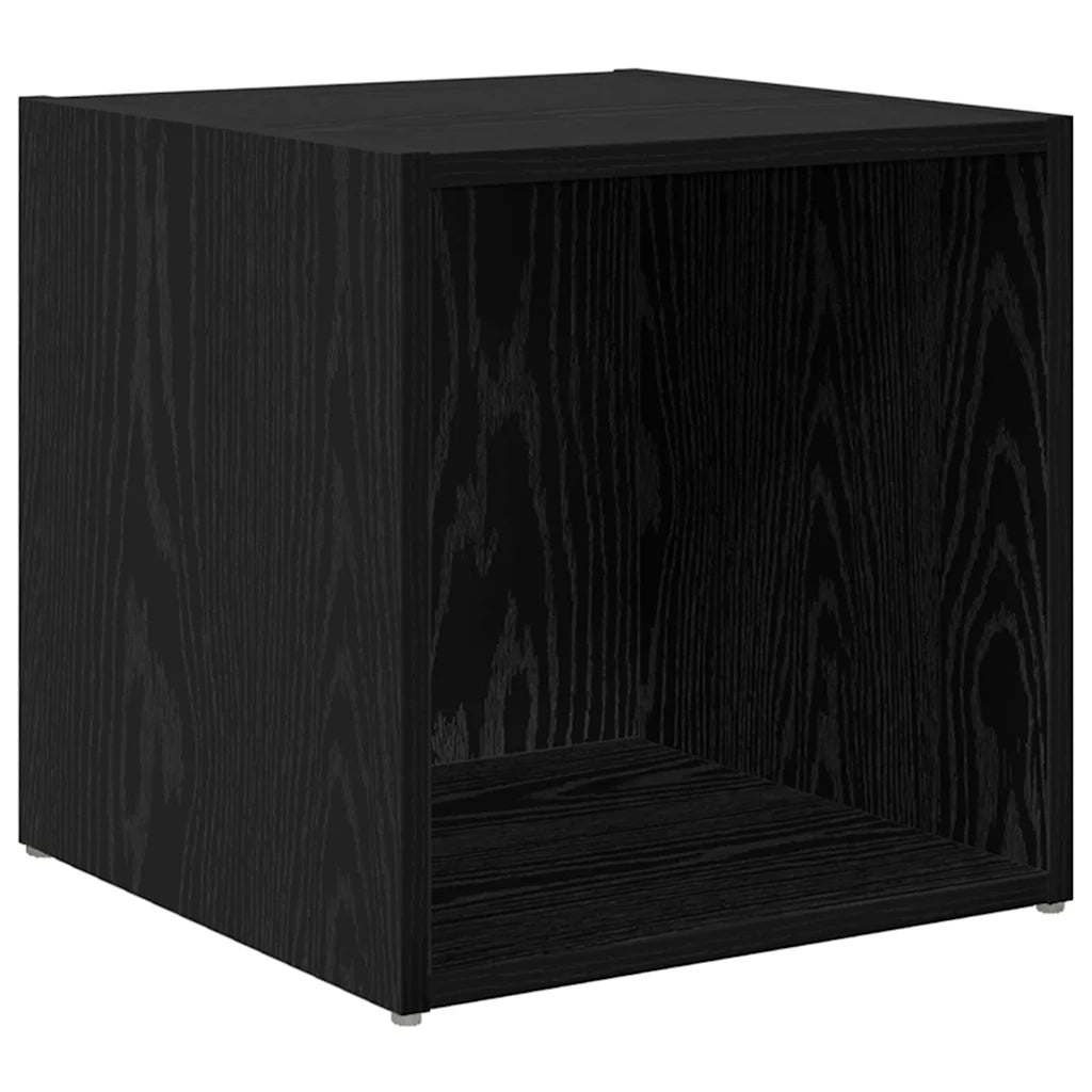 vidaXL Mobile TV 2 pcs Nero 37 x 35 x 37 cm Legno multistrato