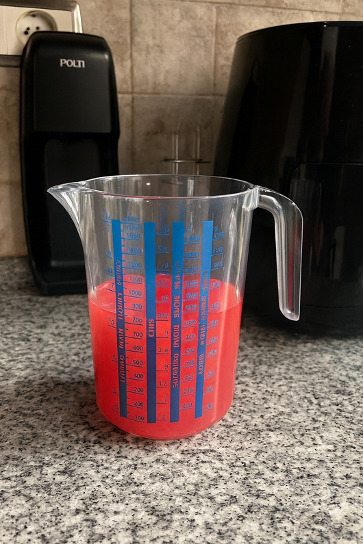 CARAFFA GRADUATA OLIMPIA Ø cm. 12x29 h lt. 1,5 mod. Grande