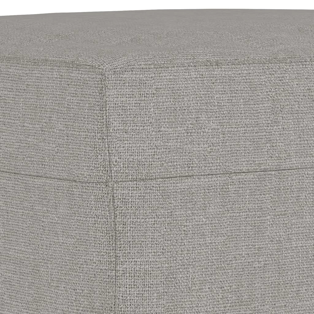 Panca/panca 100 x 35 x 41 cm tessuto grigio chiaro 02_0010651