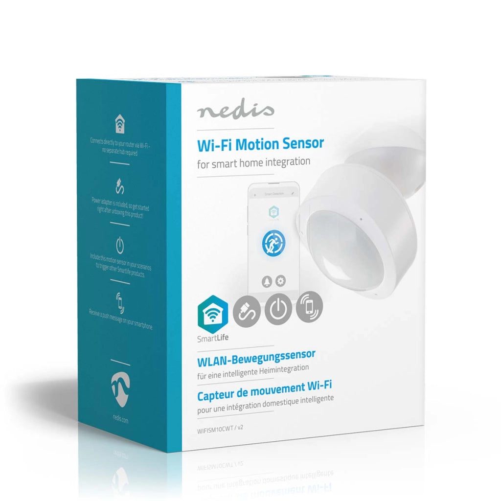 Rilevatore di movimento intelligente Modello WIFISM10CWT SmartLife Bianco Nedis