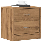 vidaXL Comodino Rovere Artigianale 40x30x40 cm in Legno Multistrato