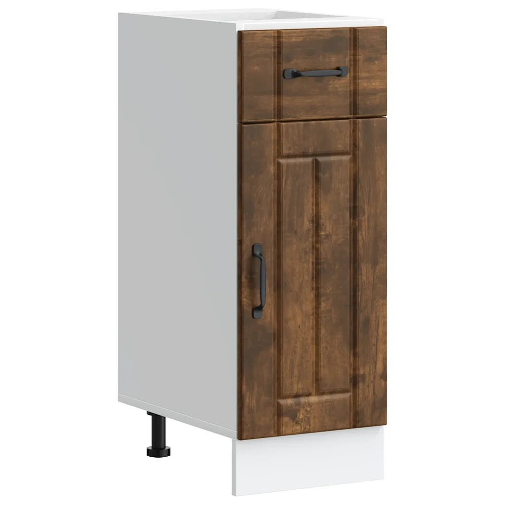 Base da Cucina Lucca Rovere Fumo in Legno Multistrato