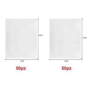 Buste Sottovuoto Goffrate 250pz 5 Misure uso Domestico e Professionale BPA FREE