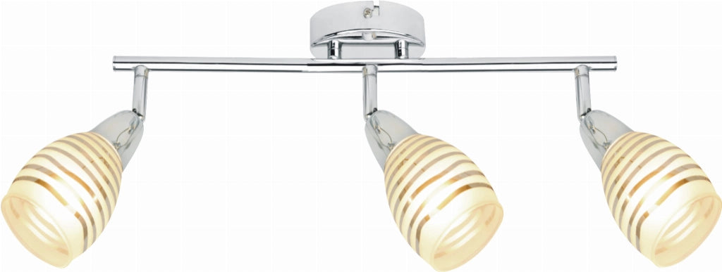 Plafoniera Candellux Jubilat 93-55729 3xE14 cromo vetro