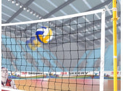 Rete da pallavolo professionale con tas di stoccaggio - Rete da pallavolo standard da 9x1 metro per allenamento, spiaggia, piscina, cortile scolastico, giardino e sport