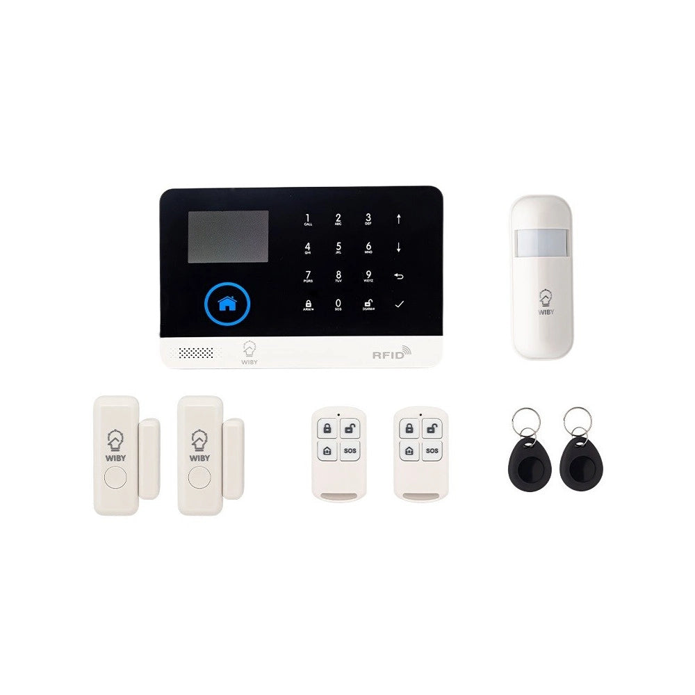 Trade Shop - Kit Sistema Di Allarme Intelligente Pg-103 Antifurto Casa Senza Fili Smart Wifi -