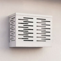 COPERTURA COVER PER UNITÀ ESTERNA CONDIZIONATORE IN LAMIERA ZINCATA VERNICIATA BIANCA - DIM:(LXHXP)=86X68X44 CM - COLORE BIANCO  - GFR