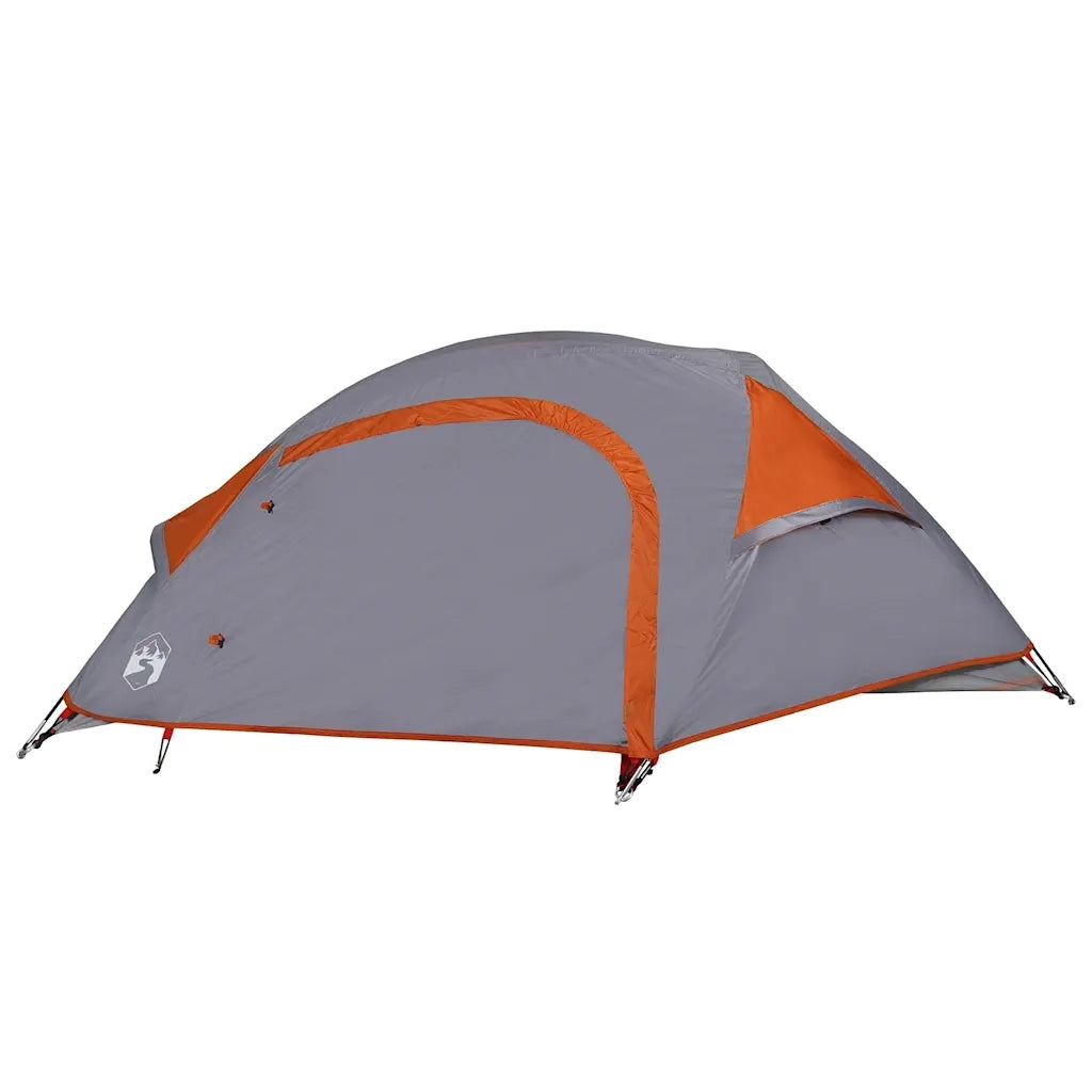 Tenda da Campeggio a Cupola 1 Persona Arancione Impermeabile 94561
