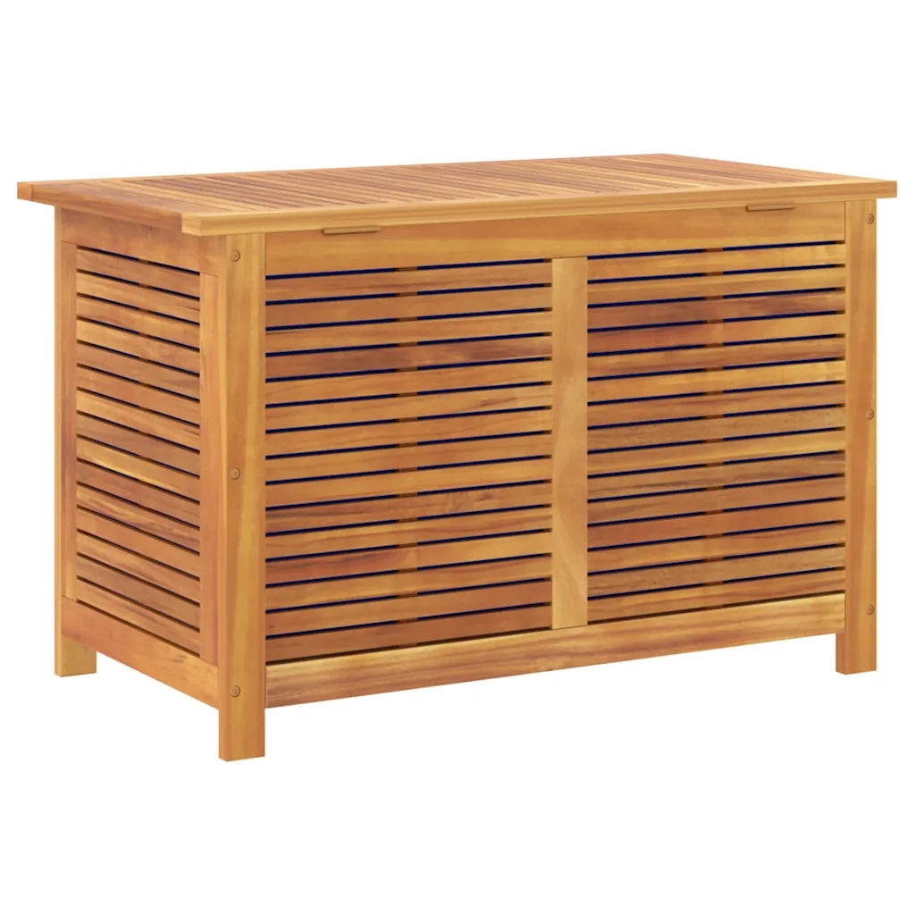 Contenitore Giardino con Feritoia 90x50x56cm Massello Acacia 365840